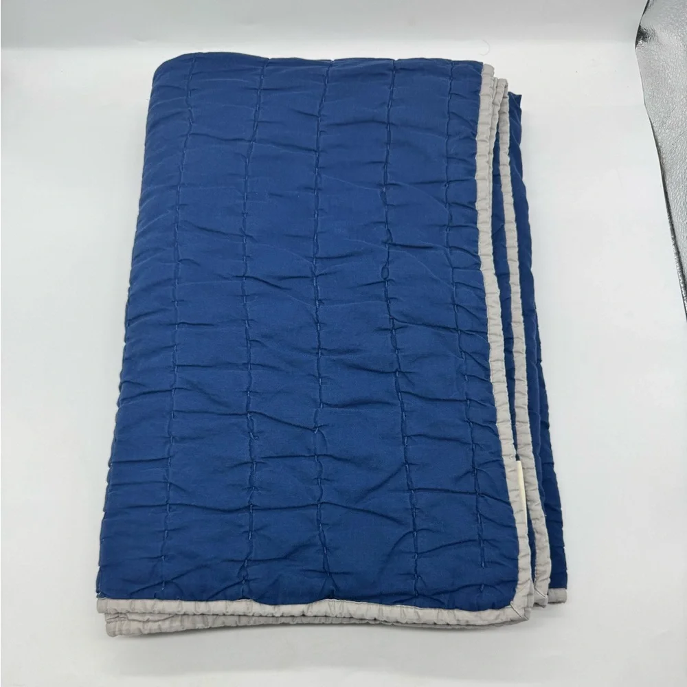 Pottery Barn Kids Blue Crib Quilt